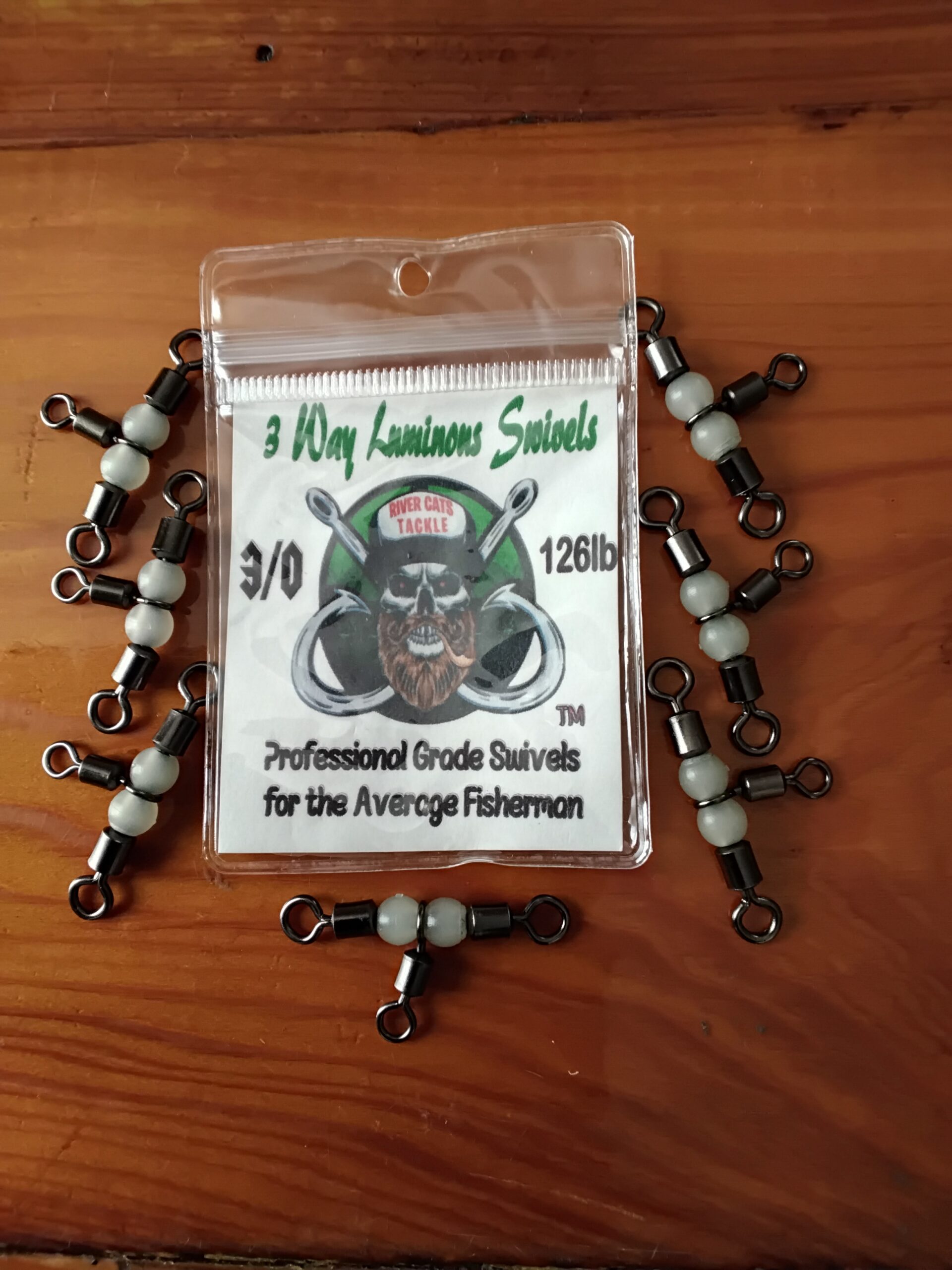 126lb. 3 Way Luminous Swivel