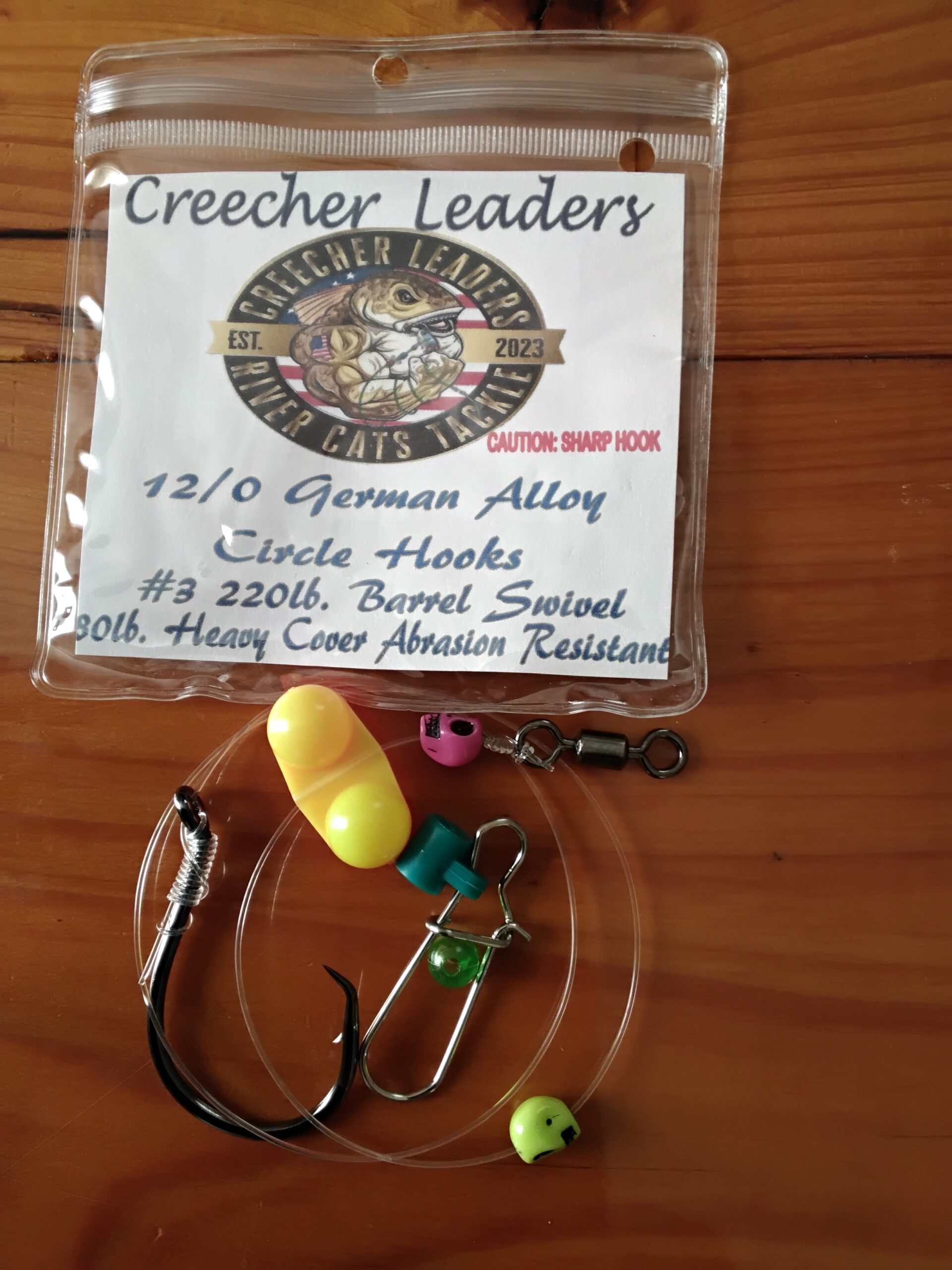 12/0 German Alloy Creecher Leader