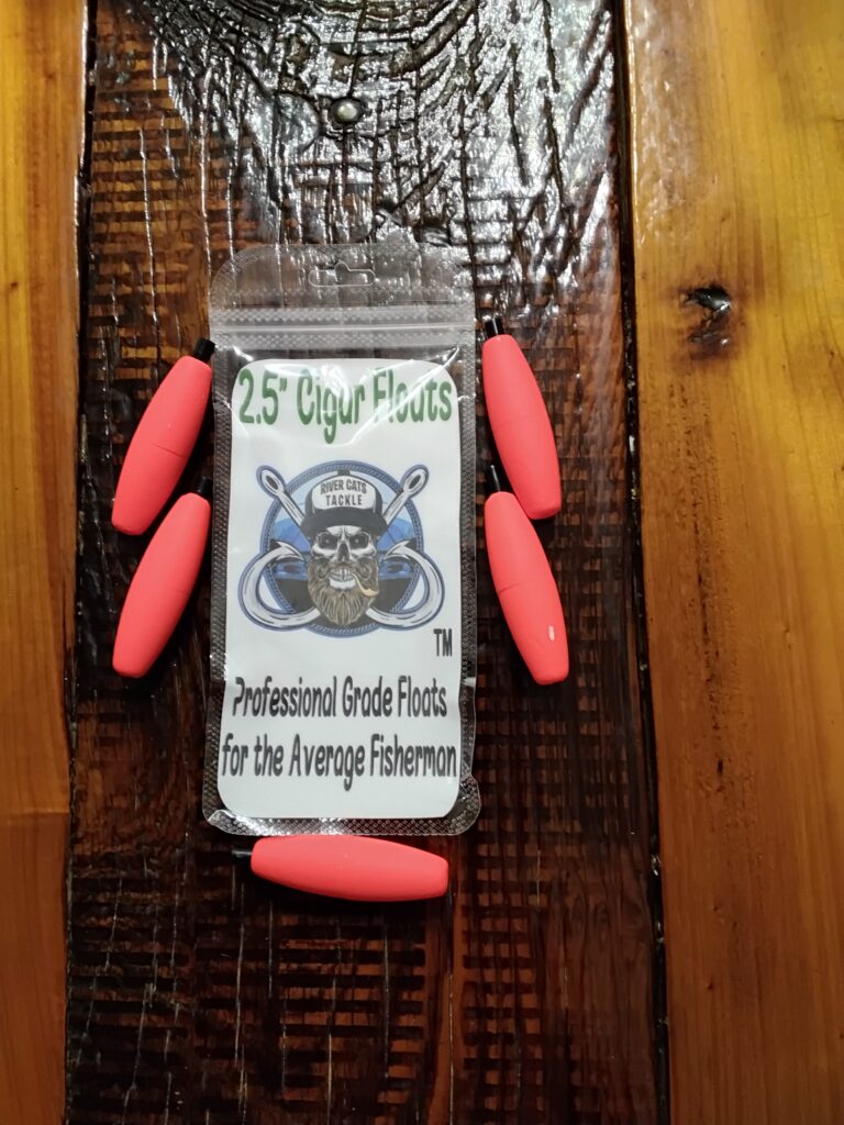 2.5" Red Cigar Peg Floats