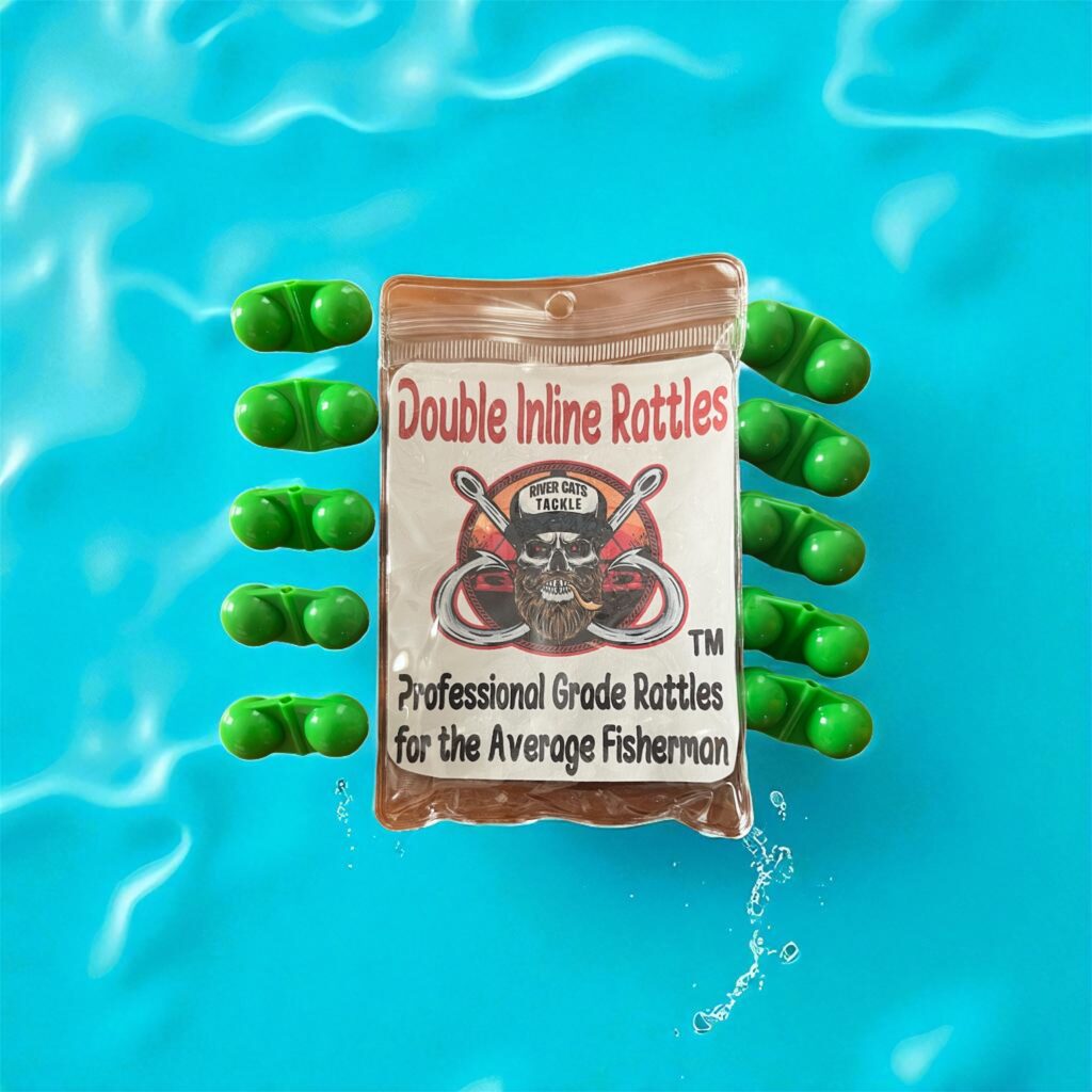 Green Double Inline Rattles