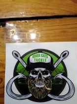 River Cats Tackle 4" Sticker
